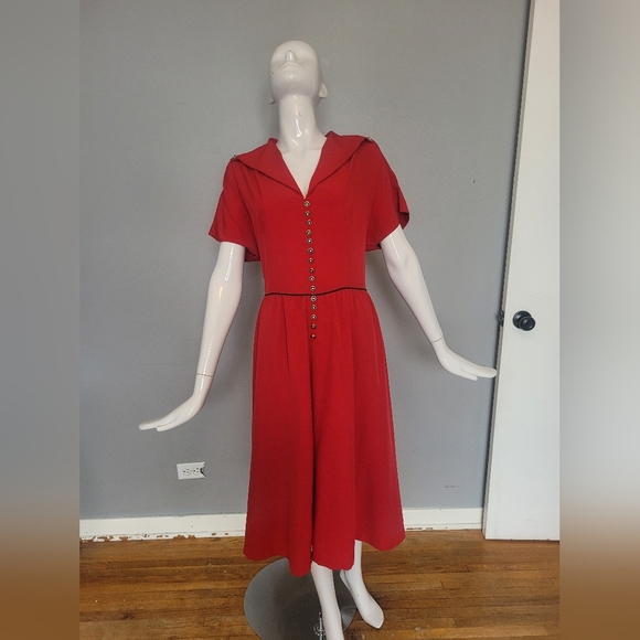 Tatyana Bettie Page Marie Retro Vintage 50s Style Dress, VGUC, Size 3X - Picture 2 of 10